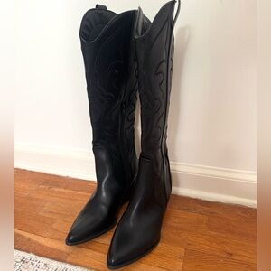 Black Cowboy Boots